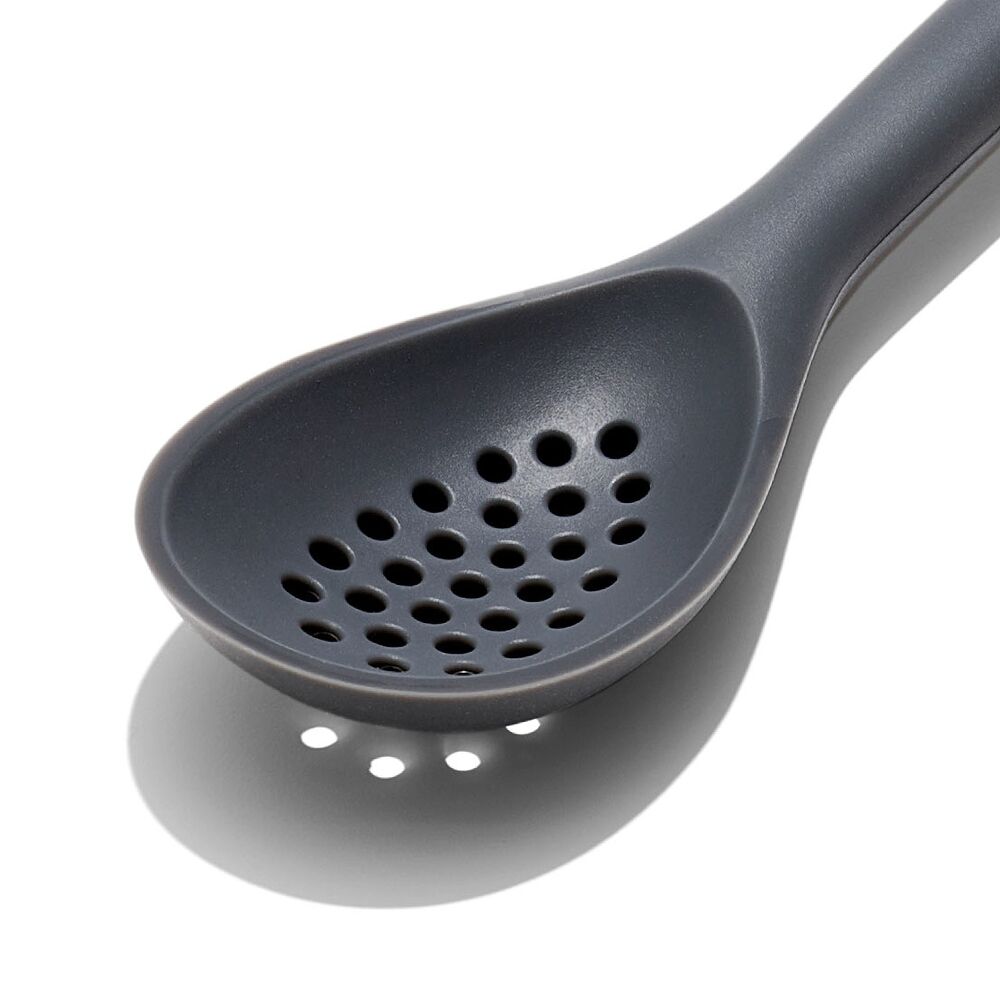 OXO Good Grips Silicone Slotted Spoon - Peppercorn G0