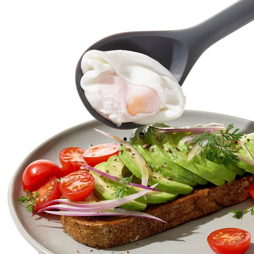 OXO Good Grips Silicone Slotted Spoon - Peppercorn G0