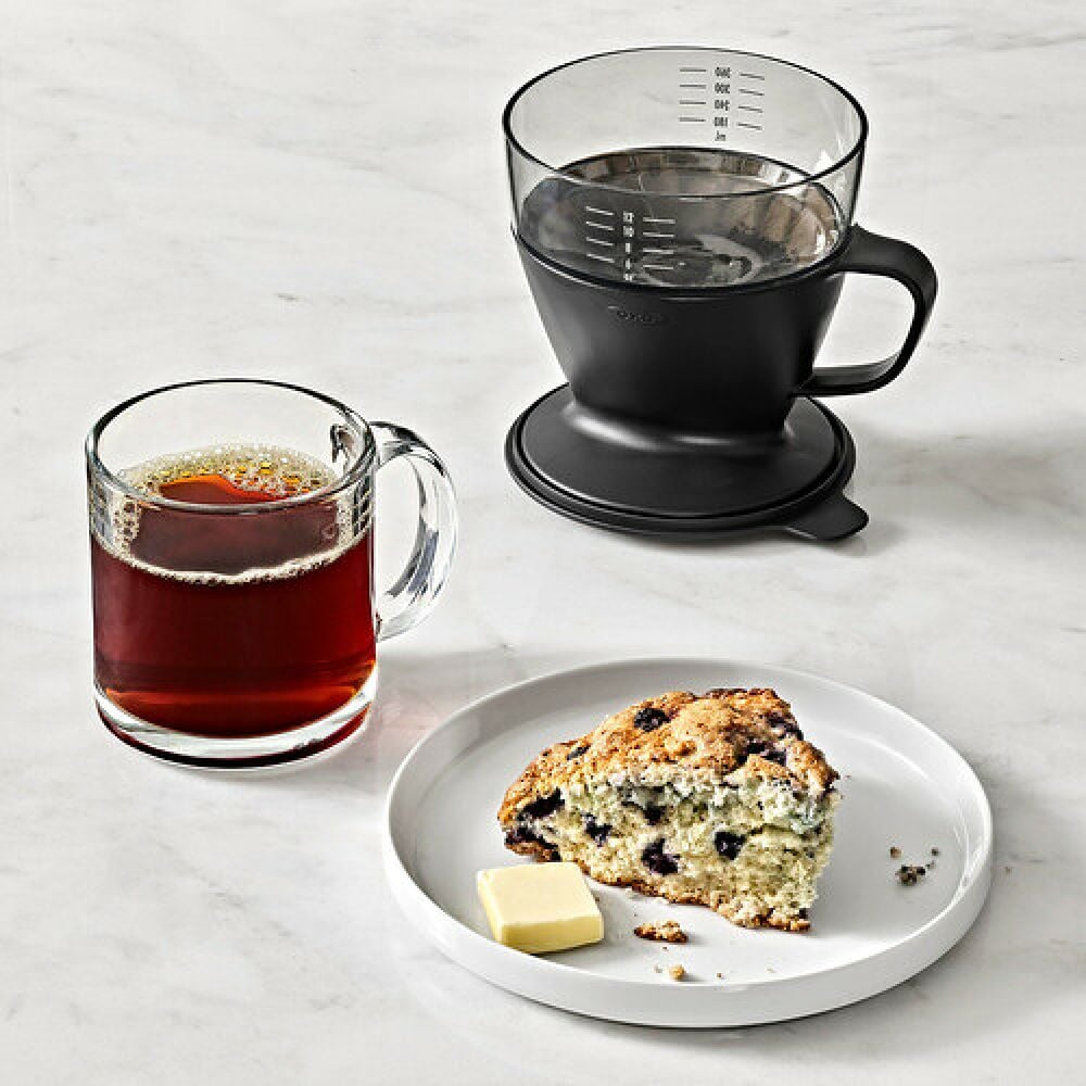 Pour Over Coffee Maker with Water Tank - Matte Black L8
