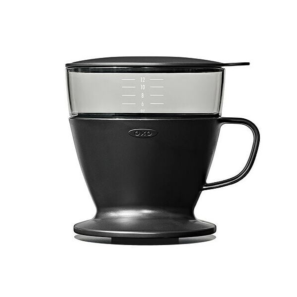 Pour Over Coffee Maker with Water Tank - Matte Black L8