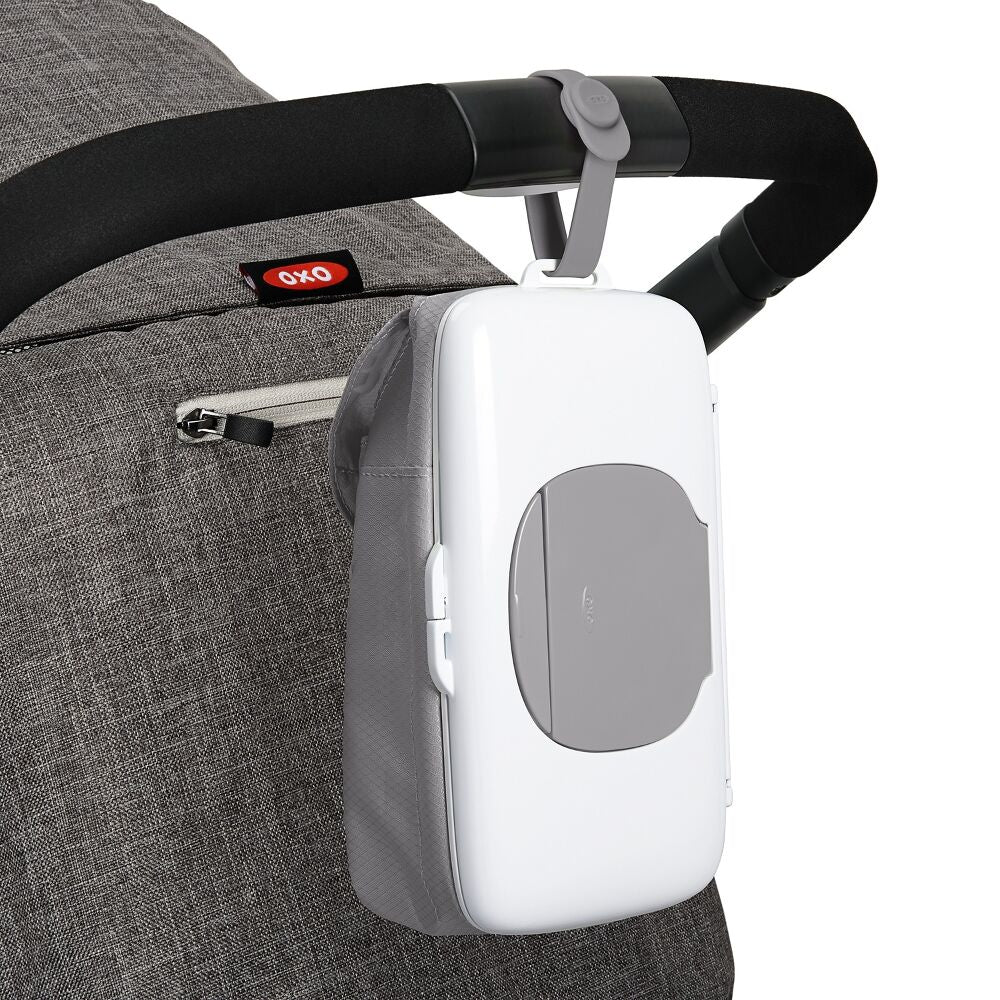 On-the-Go Wipes Dispenser with Diaper Pouch J8