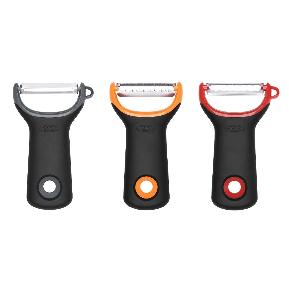 3-Piece Prep Peeler Set, Assorted Blades S7