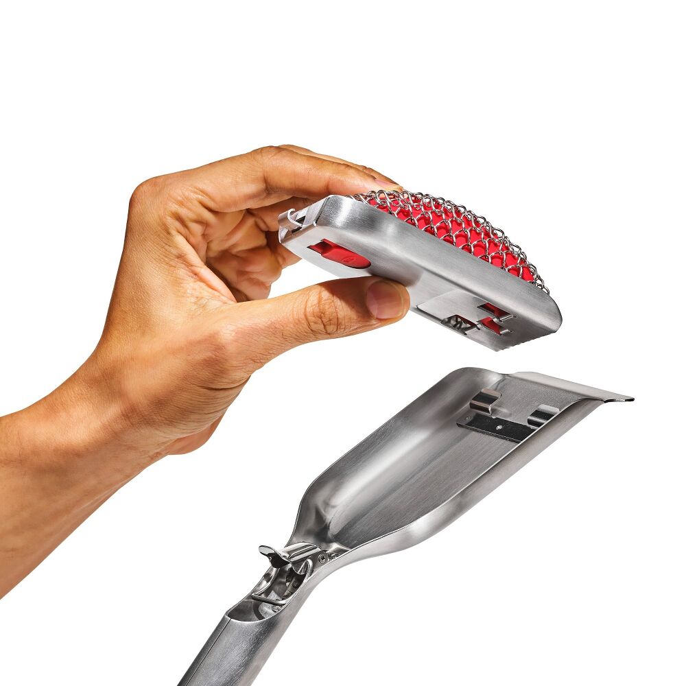 Coiled Grill Brush With Replaceable Head N4