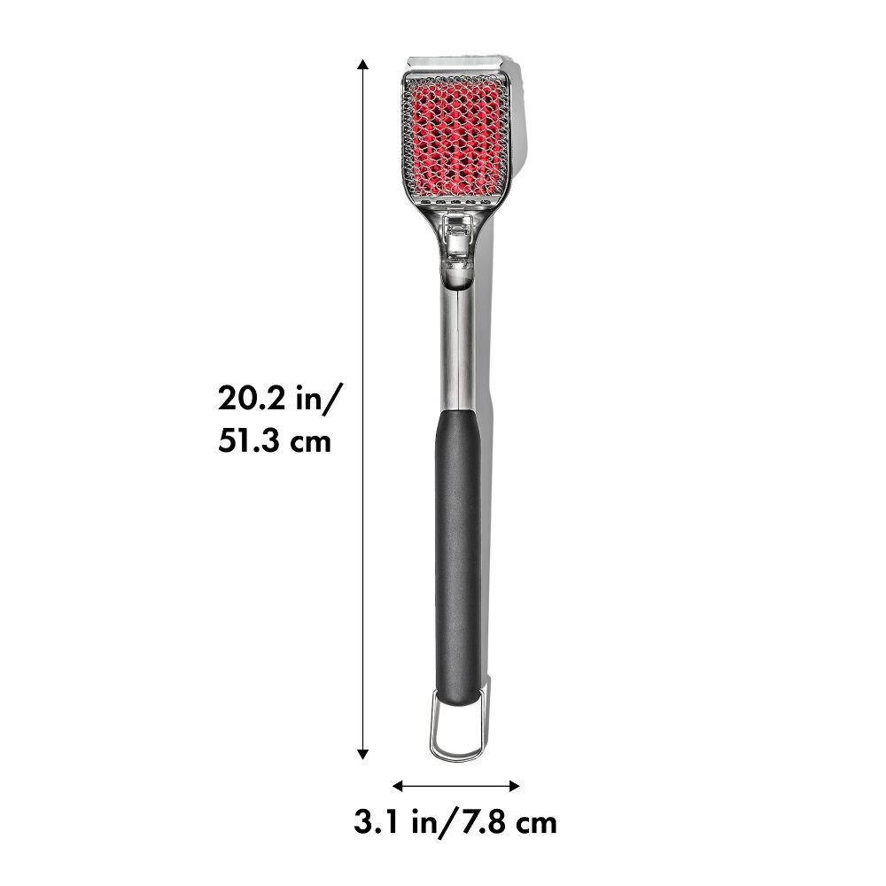 Coiled Grill Brush With Replaceable Head N4