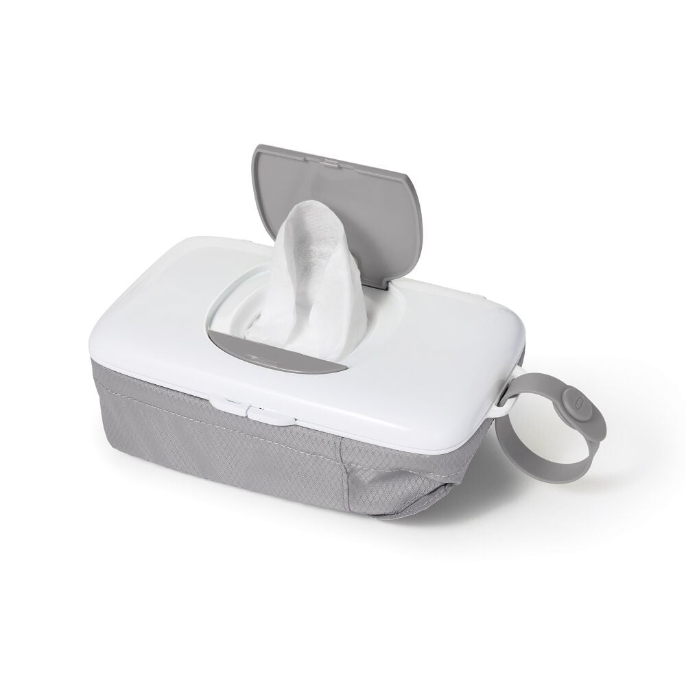 On-the-Go Wipes Dispenser with Diaper Pouch J8