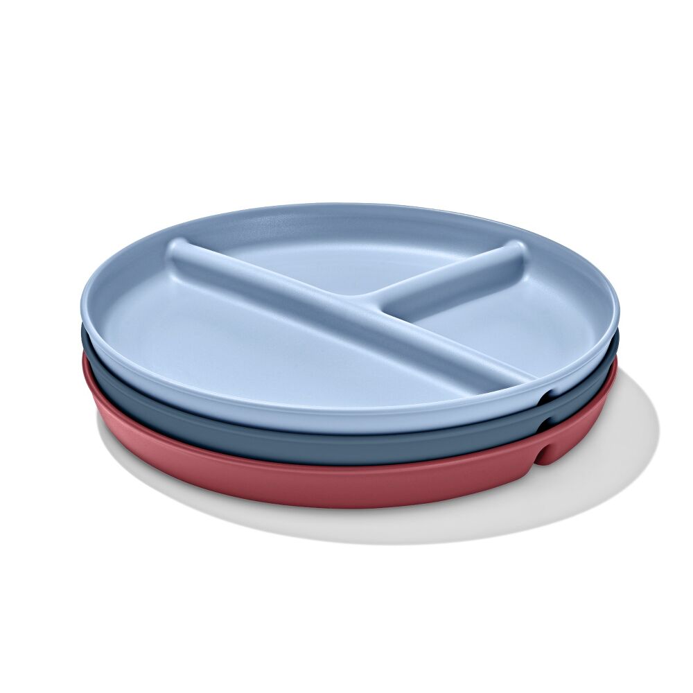 Stackable Divided Plates Set - 3 Pack W5