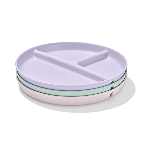 Stackable Divided Plates Set - 3 Pack W5