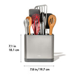 Adjustable Stainless Steel Utensil Holder - Large E5