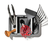 Adjustable Stainless Steel Utensil Holder - Large E5