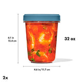 Twist & Stack Container (32 oz) – 2-Pack A2
