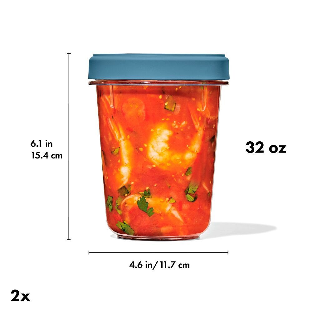 Twist & Stack Container (32 oz) – 2-Pack A2